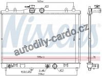 Chladič motoru NISSENS 68763