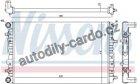 Chladič motoru NISSENS 65326