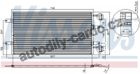 Chladič klimatizace NISSENS 94678