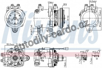 Kompresor klimatizace NISSENS 89163