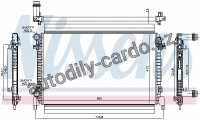 Chladič motoru NISSENS 65327