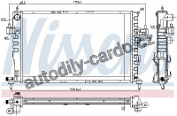 Chladič motoru NISSENS 630802