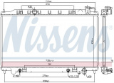Chladič motoru NISSENS 68767