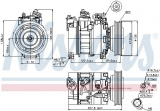 Kompresor klimatizace NISSENS 89094