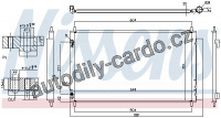 Chladič klimatizace NISSENS 940489