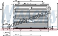 Chladič klimatizace NISSENS 94284