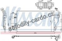 Chladič klimatizace NISSENS 940583