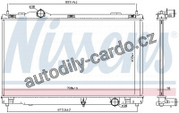 Chladič motoru NISSENS 646856