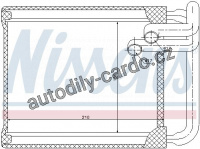 Výměník tepla NISSENS 77632