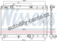 Chladič motoru NISSENS 646847