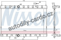 Chladič motoru NISSENS 68789
