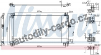 Chladič klimatizace NISSENS 940656