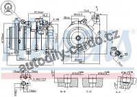 Kompresor klimatizace NISSENS 89312