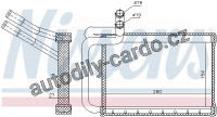 Výměník tepla NISSENS 77635