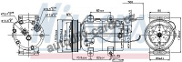 Kompresor klimatizace NISSENS 89101