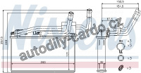 Výměník tepla NISSENS 70529