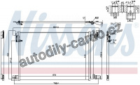 Chladič klimatizace NISSENS 940685