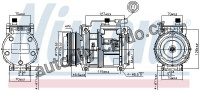 Kompresor klimatizace NISSENS 89329