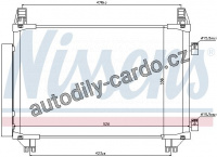 Chladič klimatizace NISSENS 940050