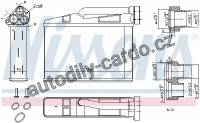 Výměník tepla NISSENS 70530