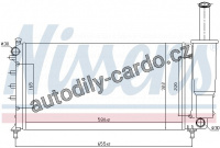 Chladič motoru NISSENS 61886