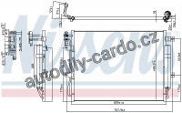 Chladič klimatizace NISSENS 940406