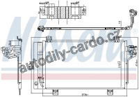 Chladič klimatizace NISSENS 940723