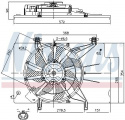 Ventilátor chladiče NISSENS 85768