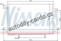 Chladič klimatizace NISSENS 940054