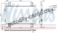Chladič klimatizace NISSENS 94712