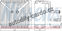 Výparník NISSENS 92015