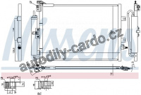 Chladič klimatizace NISSENS 940142