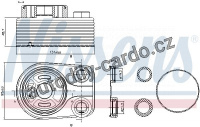 Chladič motorového oleje NISSENS 90705