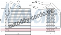 Výparník NISSENS 92205