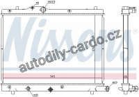 Chladič motoru NISSENS 69404