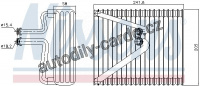 Výparník NISSENS 92206