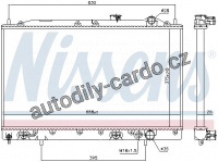 Chladič motoru NISSENS 62835