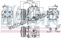 Kompresor klimatizace NISSENS 89235