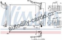 Chladič klimatizace NISSENS 940528