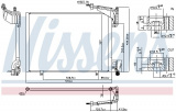 Chladič klimatizace NISSENS 940528