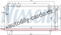 Chladič klimatizace NISSENS 94795