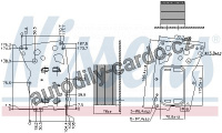 Chladič motorového oleje NISSENS 90907