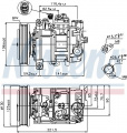 Kompresor klimatizace NISSENS 89236