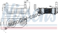 Chladič motorového oleje NISSENS 90708