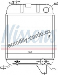 Chladič motoru NISSENS 63460