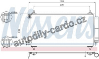 Chladič klimatizace NISSENS 940146