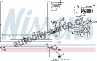 Chladič klimatizace NISSENS 940531