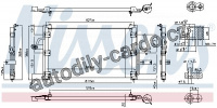Chladič klimatizace NISSENS 94414