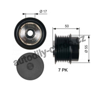 Alternátorová volnoběžka (předstihová spojka) GATES (GT OAP7017)
