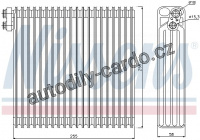 Výparník NISSENS 92213